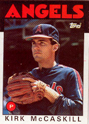 1986 Topps Baseball Cards      628     Kirk McCaskill RC